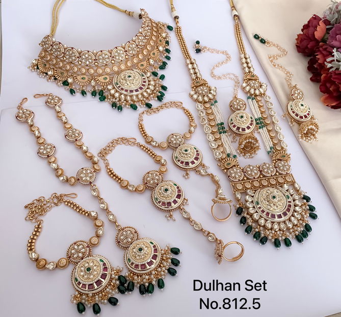 4 Designer Bridal Jewellery Dulhan Combo Set Wholesale Price In Surat
